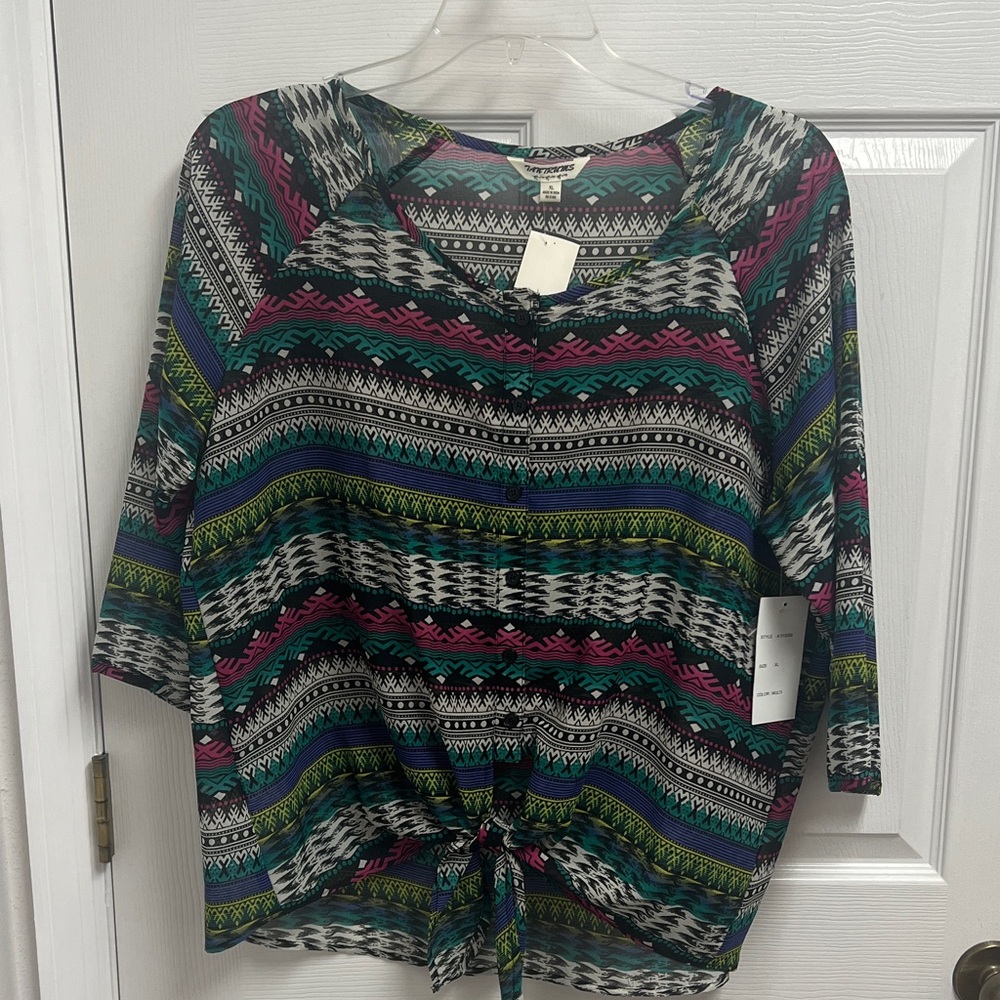 Tantrums Multicolor Striped Blouse